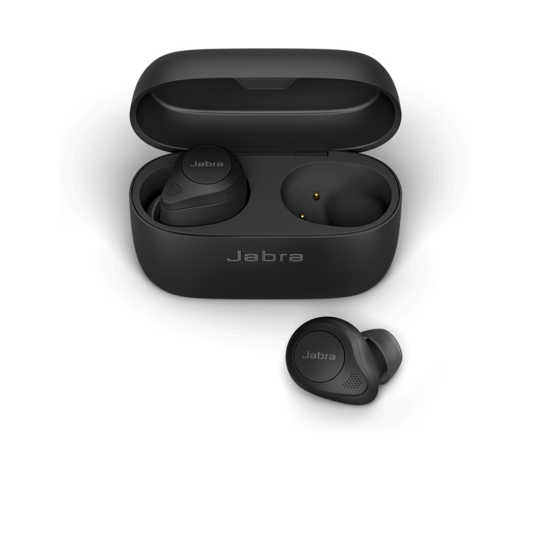 Genuine Jabra Elite 85t Charging Case – Titanium Black, Refurbished – Very Good Condition
